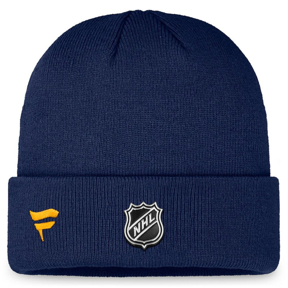 NHL St. Louis Blues Fanatics Authentic Pro Training Camp Cuffed Knit Hat