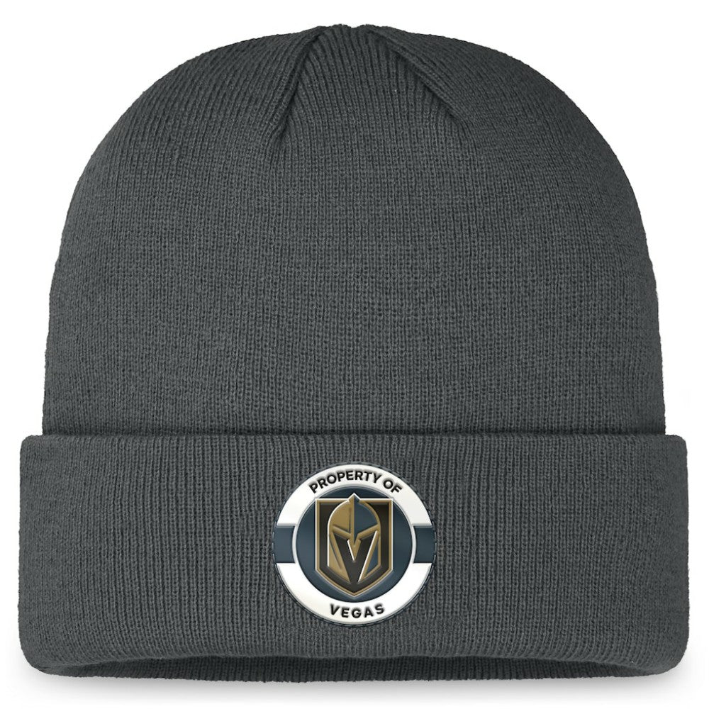 NHL Vegas Golden Knights Fanatics Authentic Pro Training Camp Cuffed Knit Hat