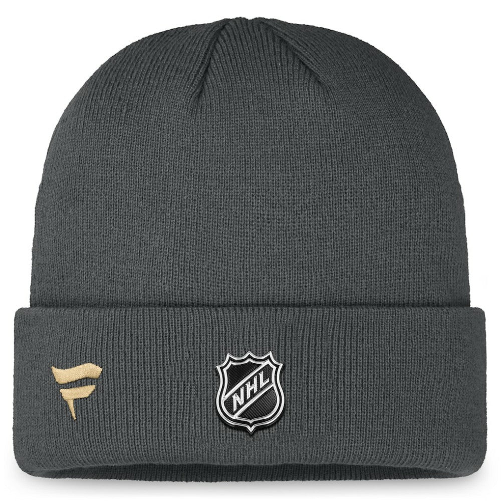 NHL Vegas Golden Knights Fanatics Authentic Pro Training Camp Cuffed Knit Hat