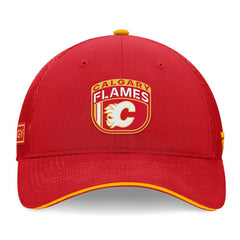 NHL Calgary Flames Fanatics 2024 NHL Draft On Stage Trucker Adjustable Hat