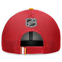 NHL Calgary Flames Fanatics 2024 NHL Draft On Stage Trucker Adjustable Hat