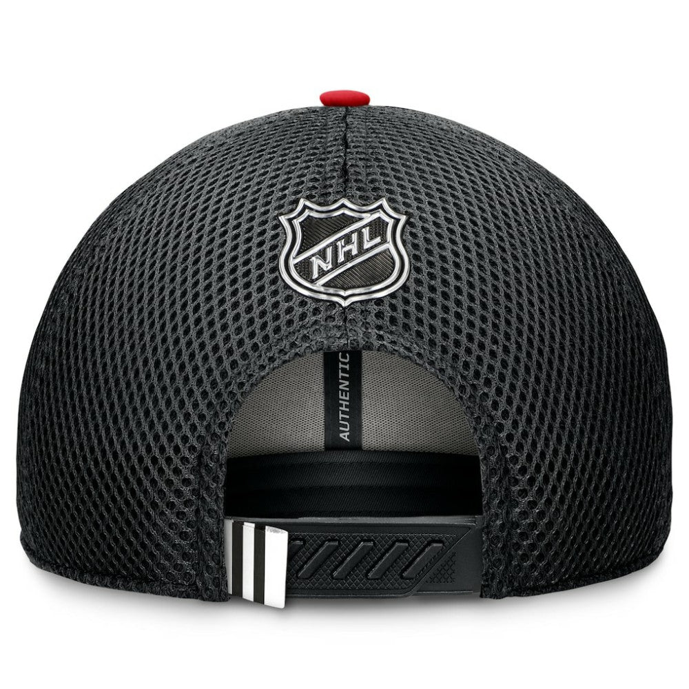 NHL Chicago Blackhawks Fanatics 2024 NHL Draft On Stage Trucker Adjustable Hat