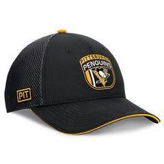 NHL Pittsburgh Penguins Fanatics 2024 NHL Draft On Stage Trucker Adjustable Hat