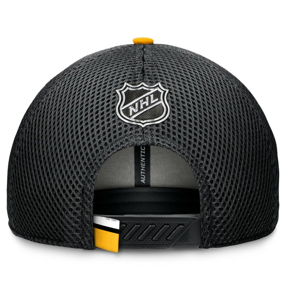 NHL Pittsburgh Penguins Fanatics 2024 NHL Draft On Stage Trucker Adjustable Hat
