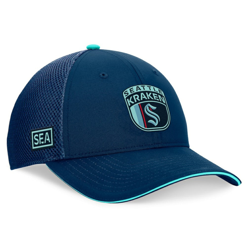 NHL Seattle Kraken Fanatics 2024 NHL Draft On Stage Trucker Adjustable Hat