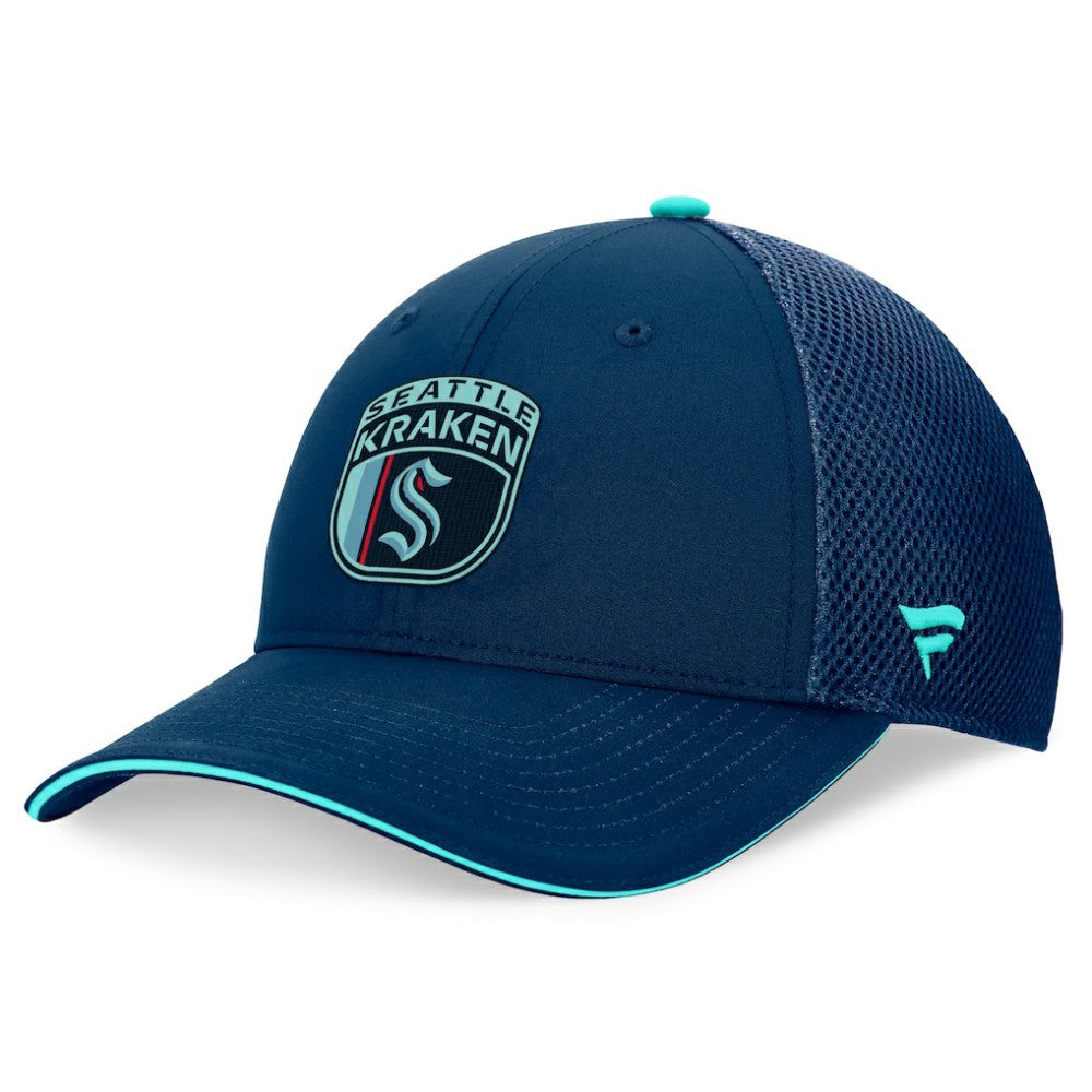NHL Seattle Kraken Fanatics 2024 NHL Draft On Stage Trucker Adjustable Hat