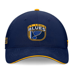 NHL St. Louis Blues Fanatics 2024 NHL Draft On Stage Trucker Adjustable Hat