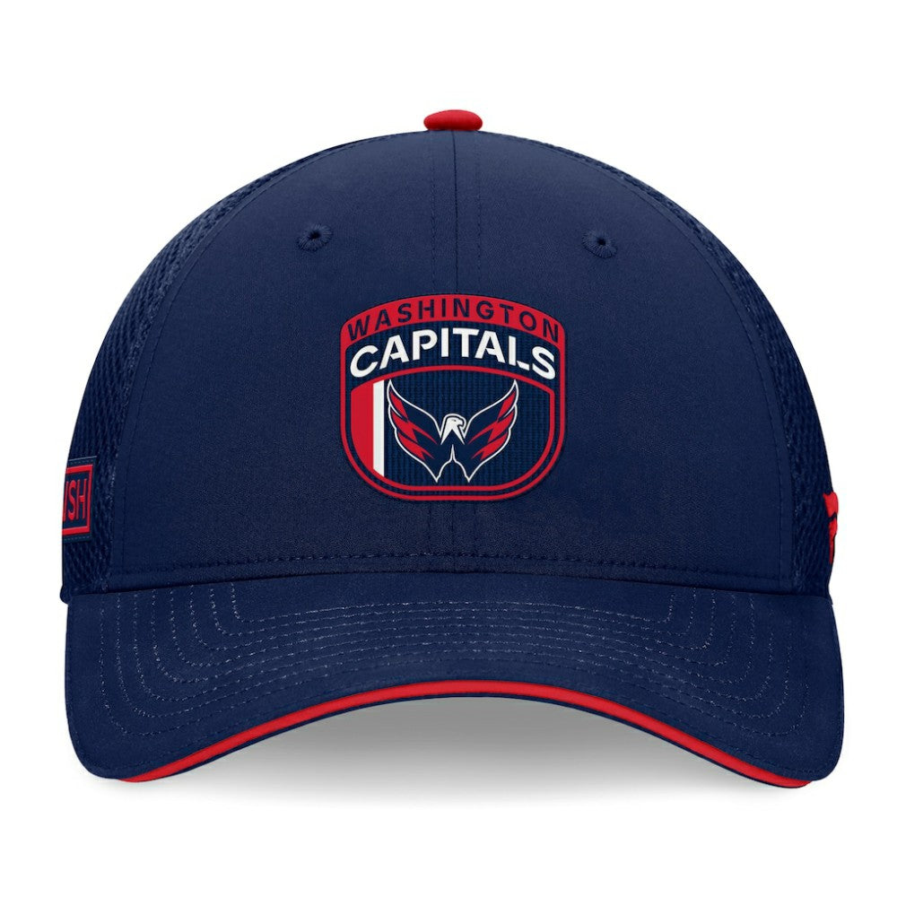 NHL Washington Capitals Fanatics 2024 NHL Draft On Stage Trucker Adjustable Hat
