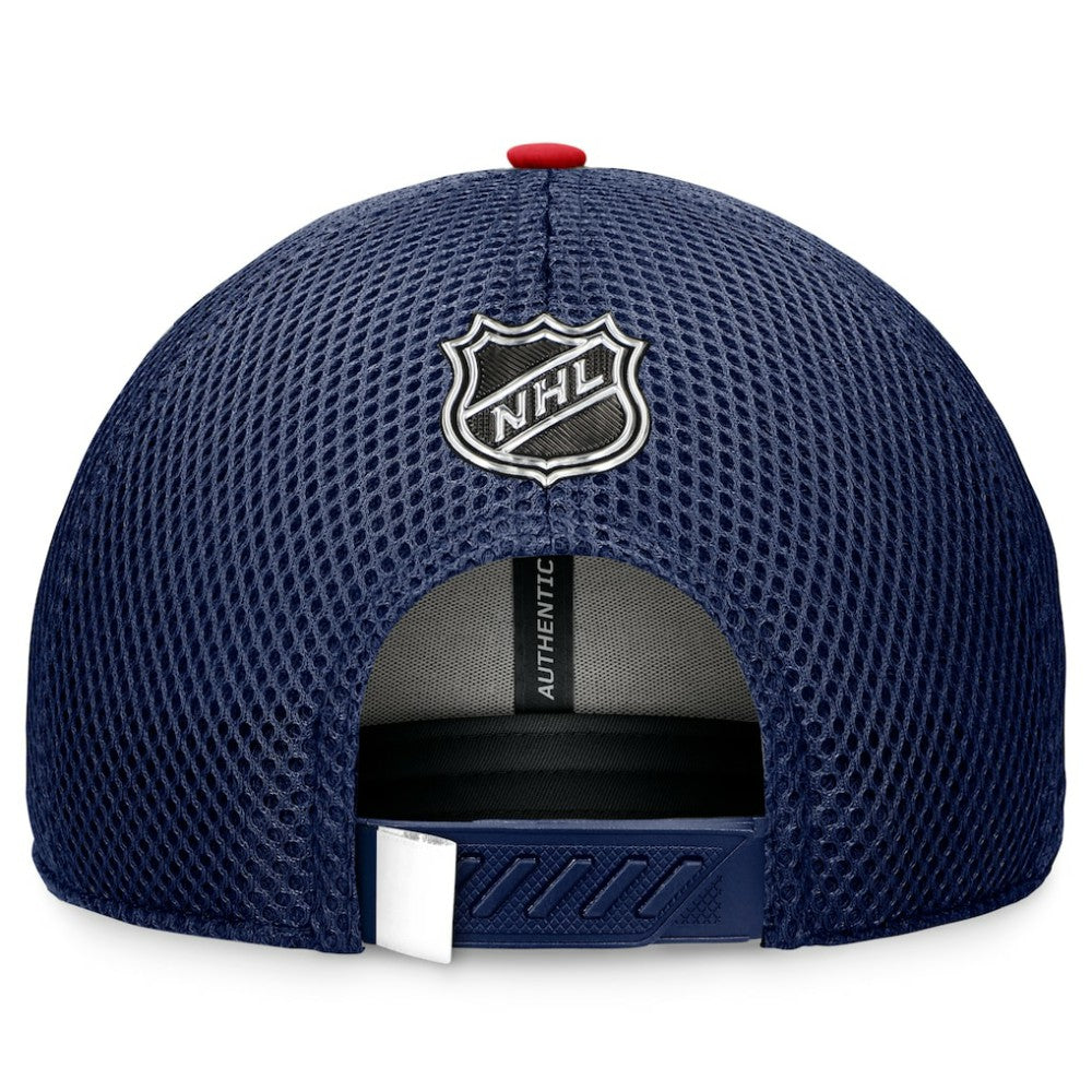 NHL Washington Capitals Fanatics 2024 NHL Draft On Stage Trucker Adjustable Hat