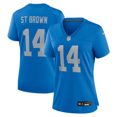 Amon-Ra St. Brown  Women's Alternate Game Jersey - Detroit Lions Jerseys