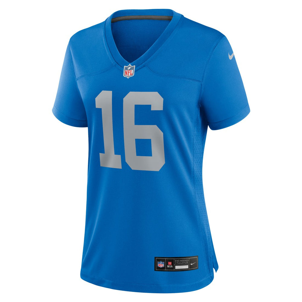 Jared Goff  Women's Alternate Game Jersey - Detroit Lions Jerseys