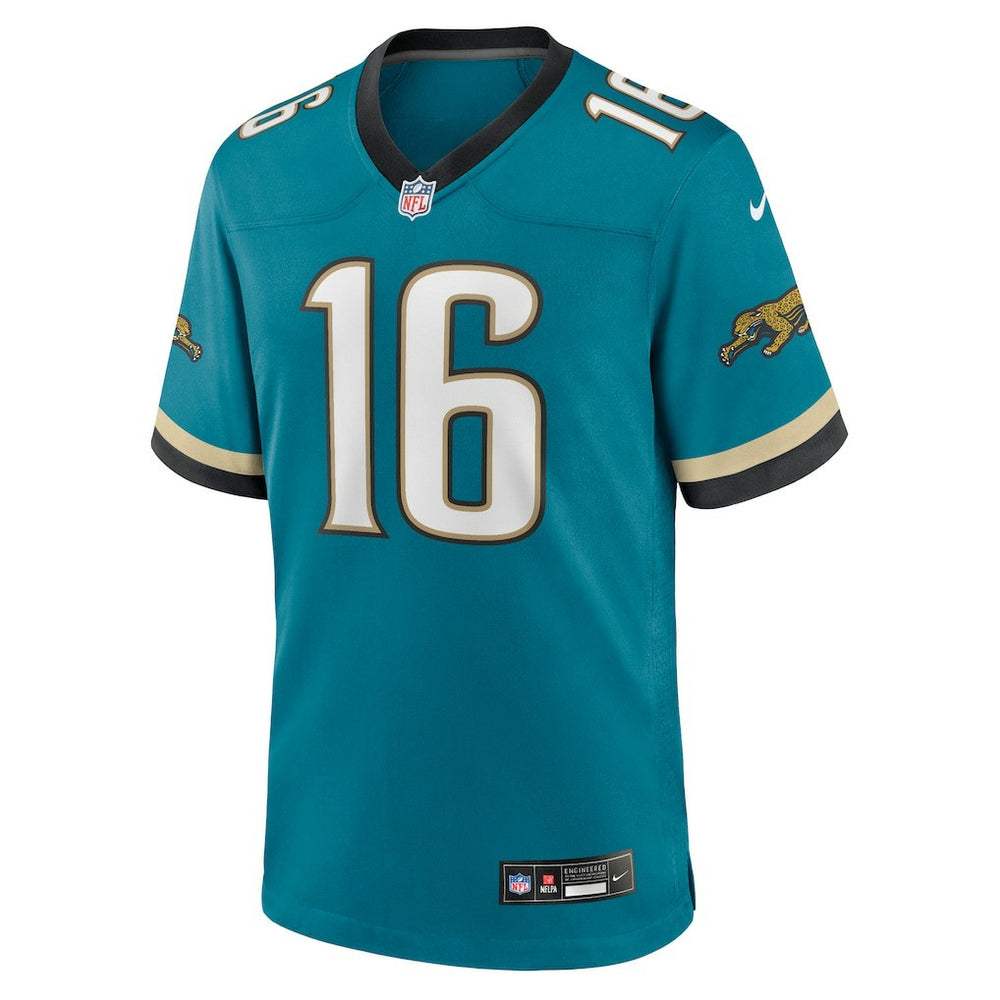 Trevor Lawrence  Prowler Throwback Player Game Jersey - Jacksonville Jaguars Jerseys