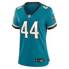 Travon Walker  Women's Prowler Throwback Game Jersey - Jacksonville Jaguars Jerseys