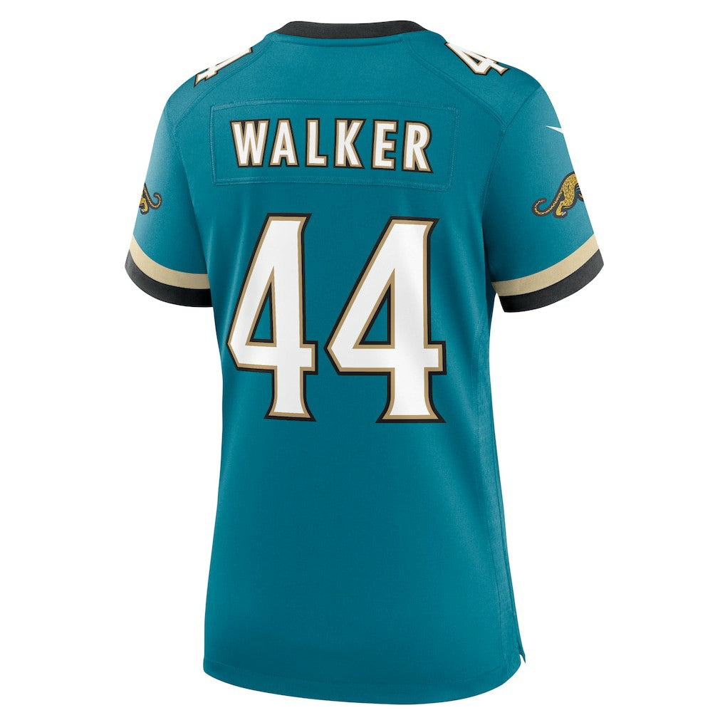 Travon Walker  Women's Prowler Throwback Game Jersey - Jacksonville Jaguars Jerseys