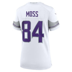Randy Moss  Women's Alternate Retired Player Game Jersey - Minnesota Vikings Jerseys