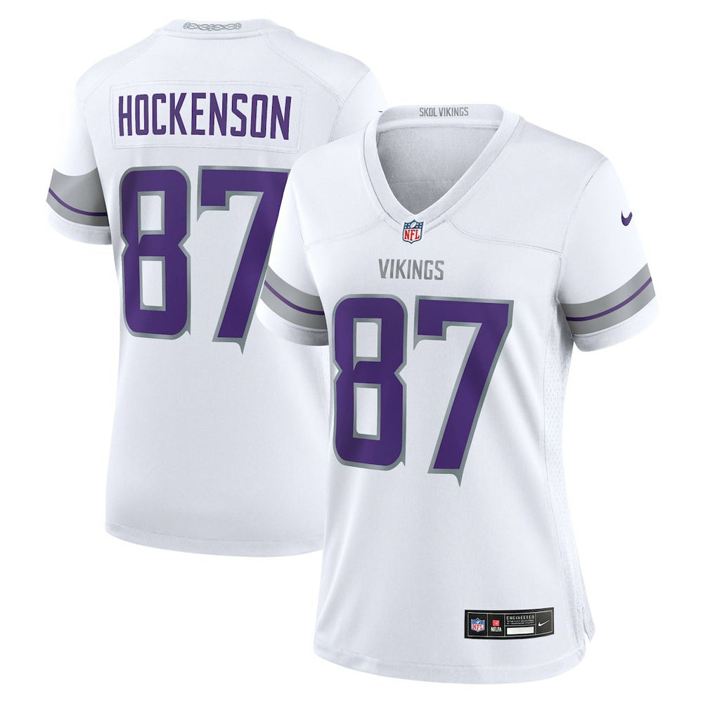 T.J. Hockenson  Women's Alternate Game Player Jersey - Minnesota Vikings Jerseys
