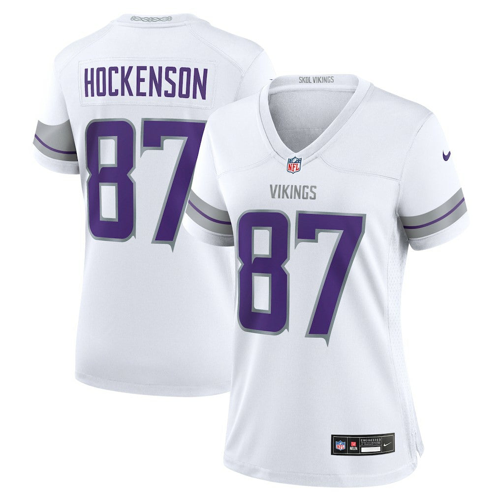 T.J. Hockenson  Women's Alternate Game Player Jersey - Minnesota Vikings Jerseys