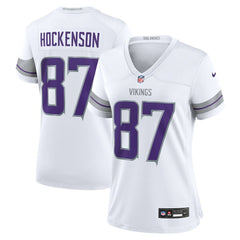 T.J. Hockenson  Women's Alternate Game Player Jersey - Minnesota Vikings Jerseys