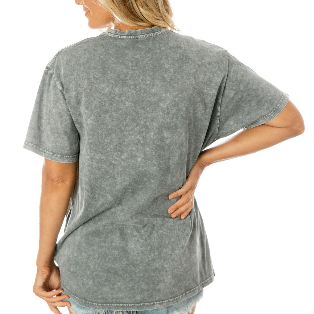 Gameday Couture Women's Tackle Titan Boyfriend Washed T-Shirt - Dallas Cowboys T-shirts