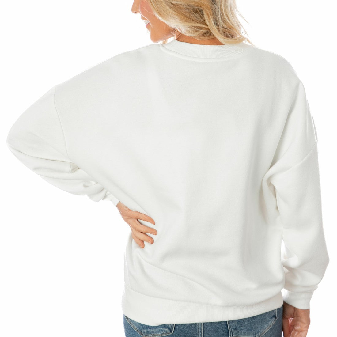 Gameday Couture Women's Oversized Yard Line Tri-Blend Pullover Sweatshirt - Tampa Bay Buccaneers Pullover