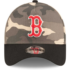 Boston Red Sox New Era Camo Crown A-Frame 9FORTY Adjustable Hat
