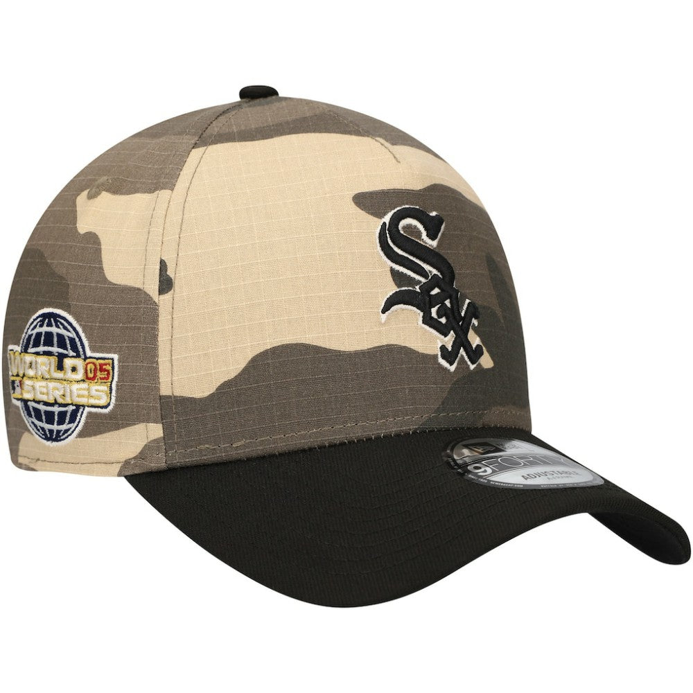 Chicago White Sox New Era Camo Crown A-Frame 9FORTY Adjustable Hat