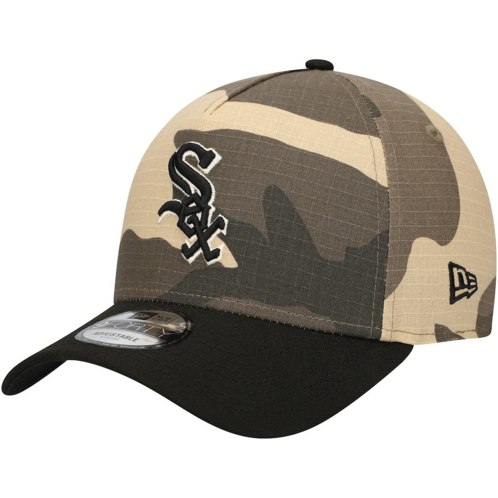 Chicago White Sox New Era Camo Crown A-Frame 9FORTY Adjustable Hat