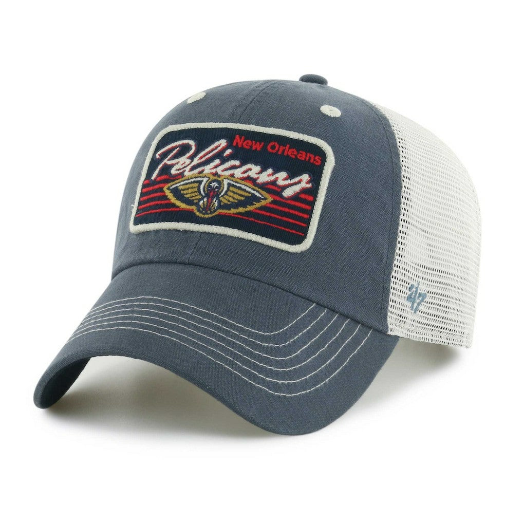 47 brand New Orleans Pelicans '47 Five Point Patch Clean Up Adjustable Hat