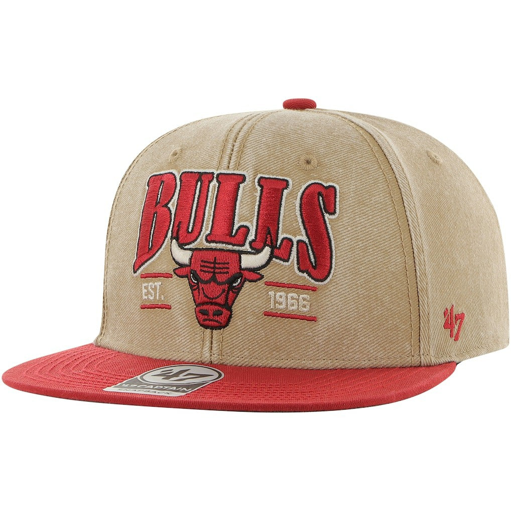 47 brand Chicago Bulls '47 Chilmark Captain Snapback