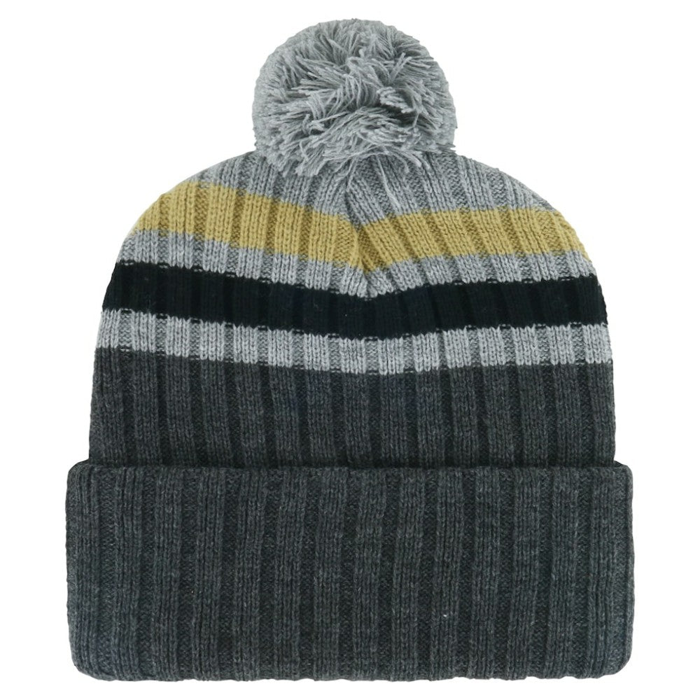 NHL Vegas Golden Knights '47 Stack Patch Cuffed Knit Hat with Pom