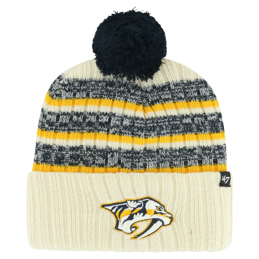 NHL Nashville Predators '47 Tavern Cuffed Knit Hat with Pom