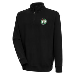 Boston Celtics Antigua Victory Quarter-Zip Pullover Top