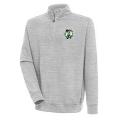 Boston Celtics Antigua Victory Quarter-Zip Pullover Top