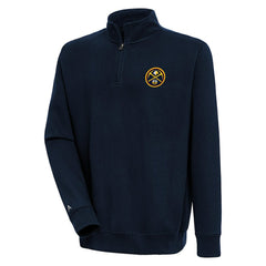 Denver Nuggets Antigua Victory Quarter-Zip Pullover Top sale