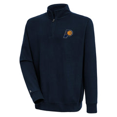 Indiana Pacers Antigua Victory Quarter-Zip Pullover Top