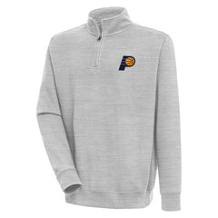 Indiana Pacers Antigua Victory Quarter-Zip Pullover Top