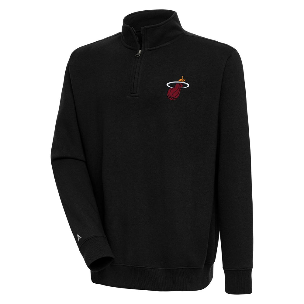 Miami Heat Antigua Victory Quarter-Zip Pullover Top