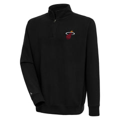 Miami Heat Antigua Victory Quarter-Zip Pullover Top