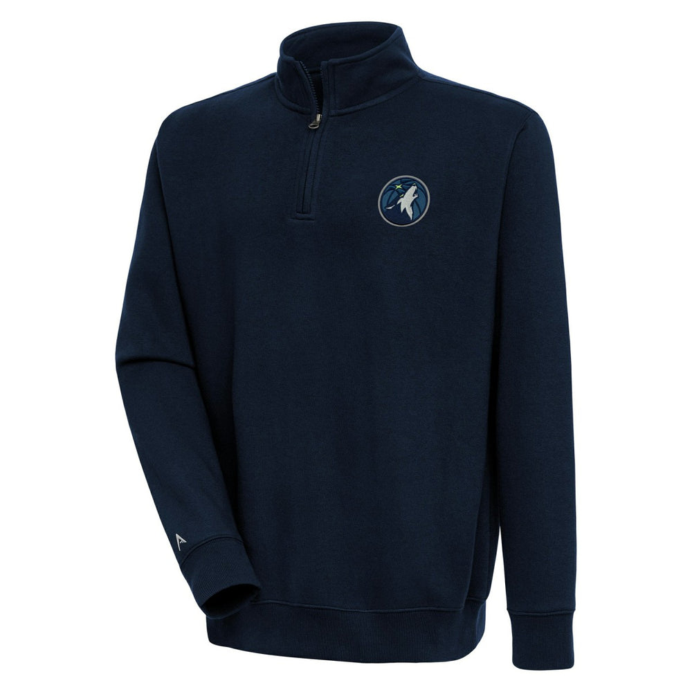 Minnesota Timberwolves Antigua Victory Quarter-Zip Pullover Top
