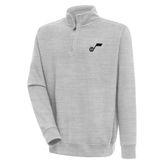 Utah Jazz Antigua Victory Quarter-Zip Pullover Top