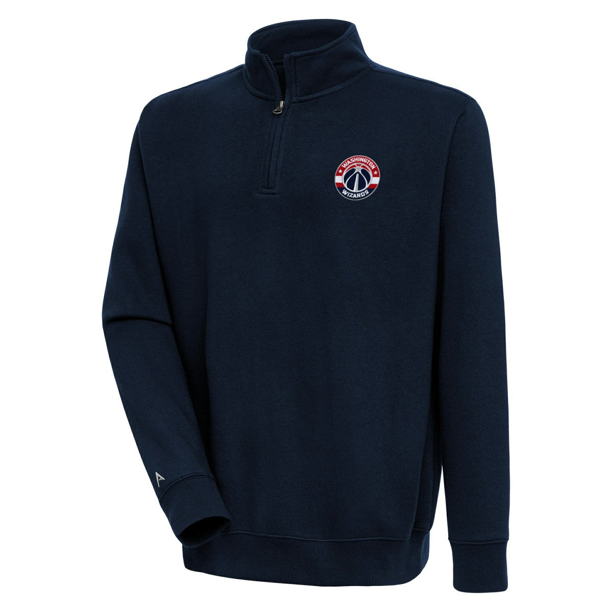 Washington Wizards Antigua Victory Quarter-Zip Pullover Top