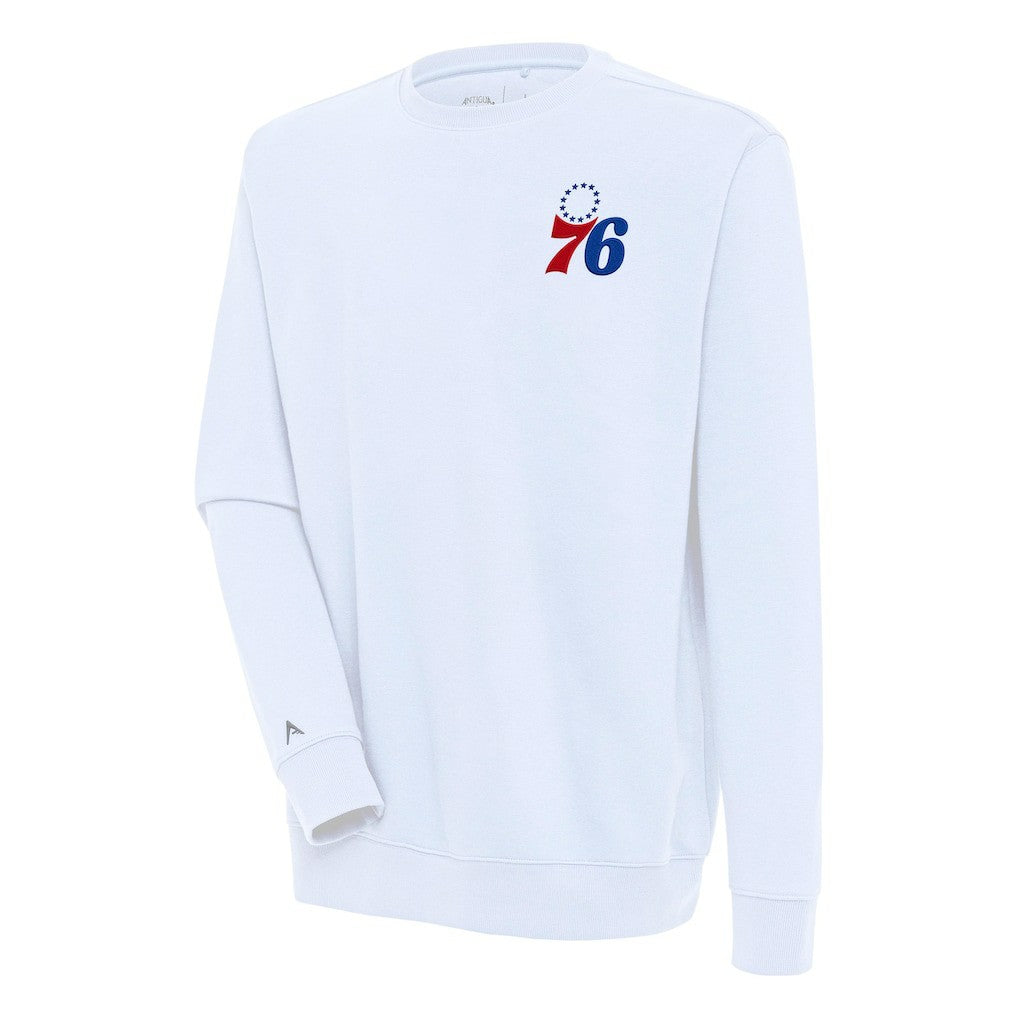 Philadelphia 76ers Antigua Victory Pullover Sweatshirt