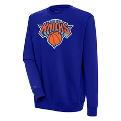 New York Knicks Antigua Victory Pullover Sweatshirt
