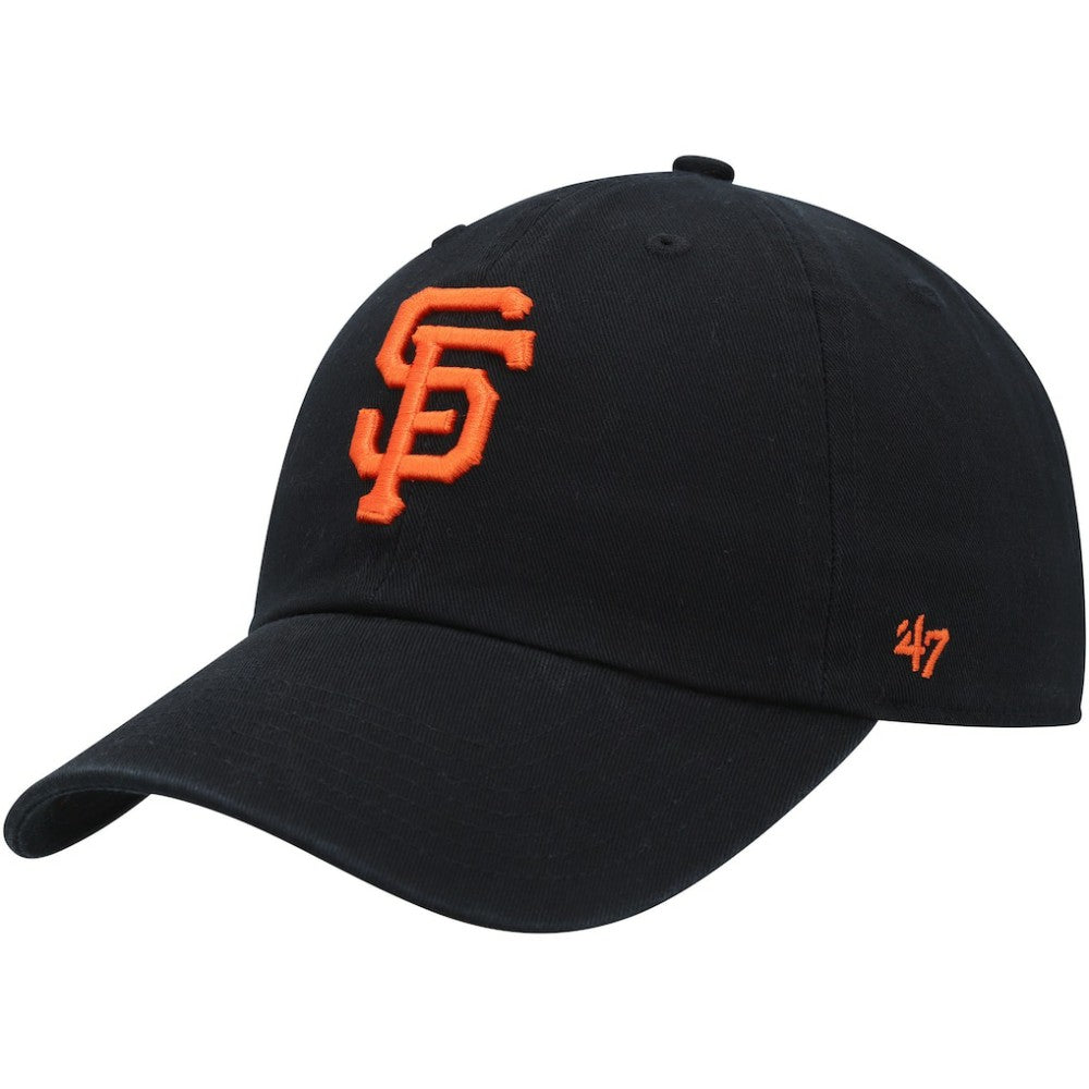 Black San Francisco Giants '47 Youth Clean Up Adjustable Hat
