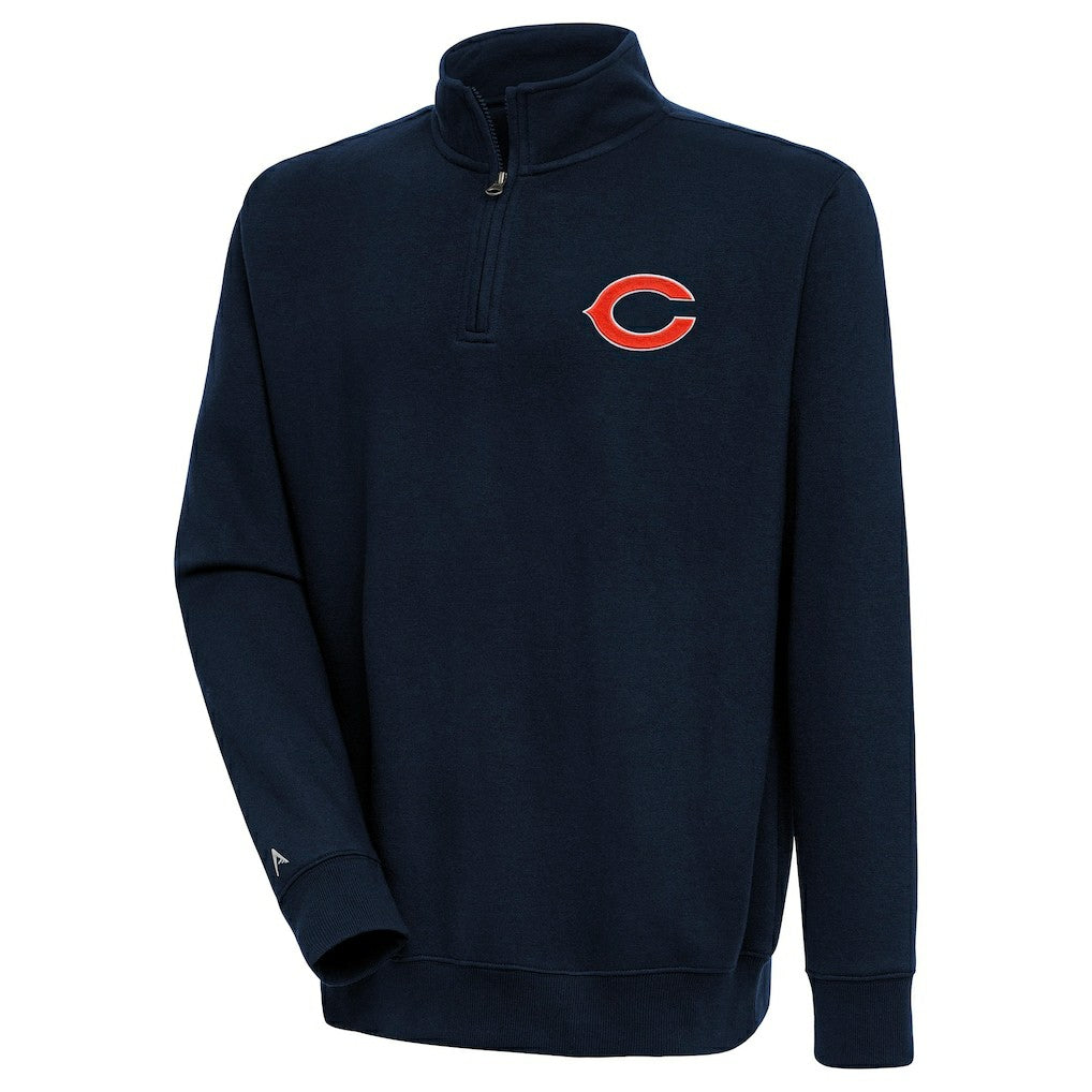 Antigua Victory Quarter-Zip Pullover Top - Chicago Bears Pullover
