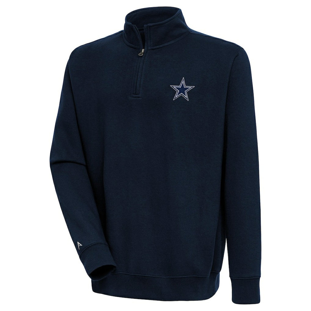 Antigua Victory Quarter-Zip Pullover Top - Dallas Cowboys Pullover