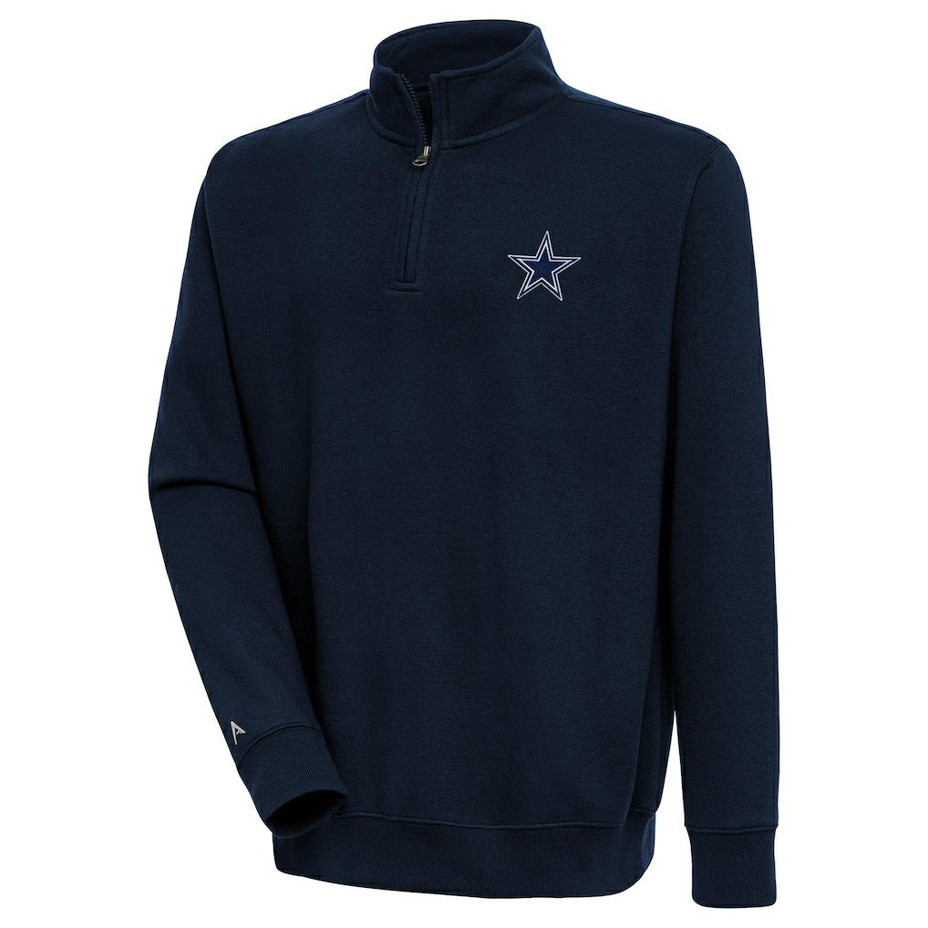 Antigua Victory Quarter-Zip Pullover Top - Dallas Cowboys Pullover