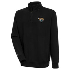 Antigua Victory Quarter-Zip Pullover Top - Jacksonville Jaguars Pullover