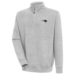 Antigua Victory Quarter-Zip Pullover Top - New England Patriots Pullover