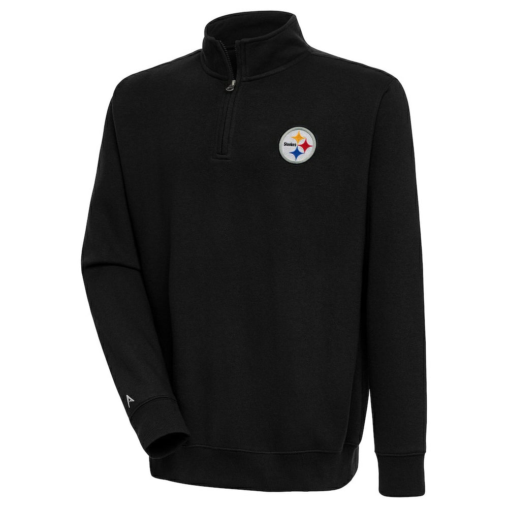 Antigua Victory Quarter-Zip Pullover Top - Pittsburgh Steelers Pullover